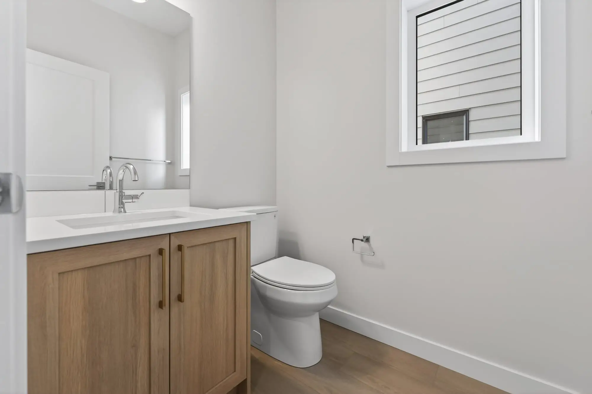 Main floor powder room