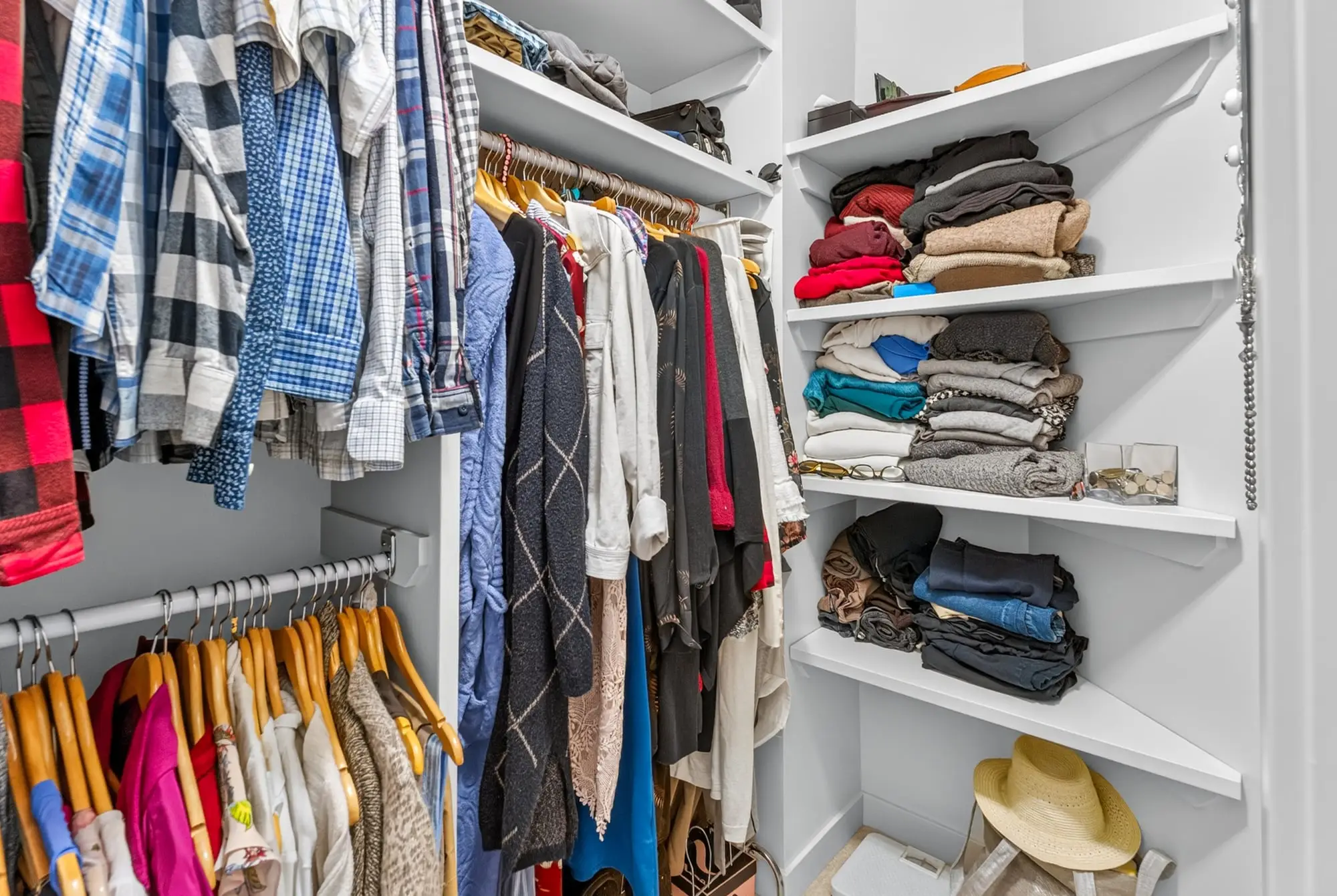 Primary walk-in closet