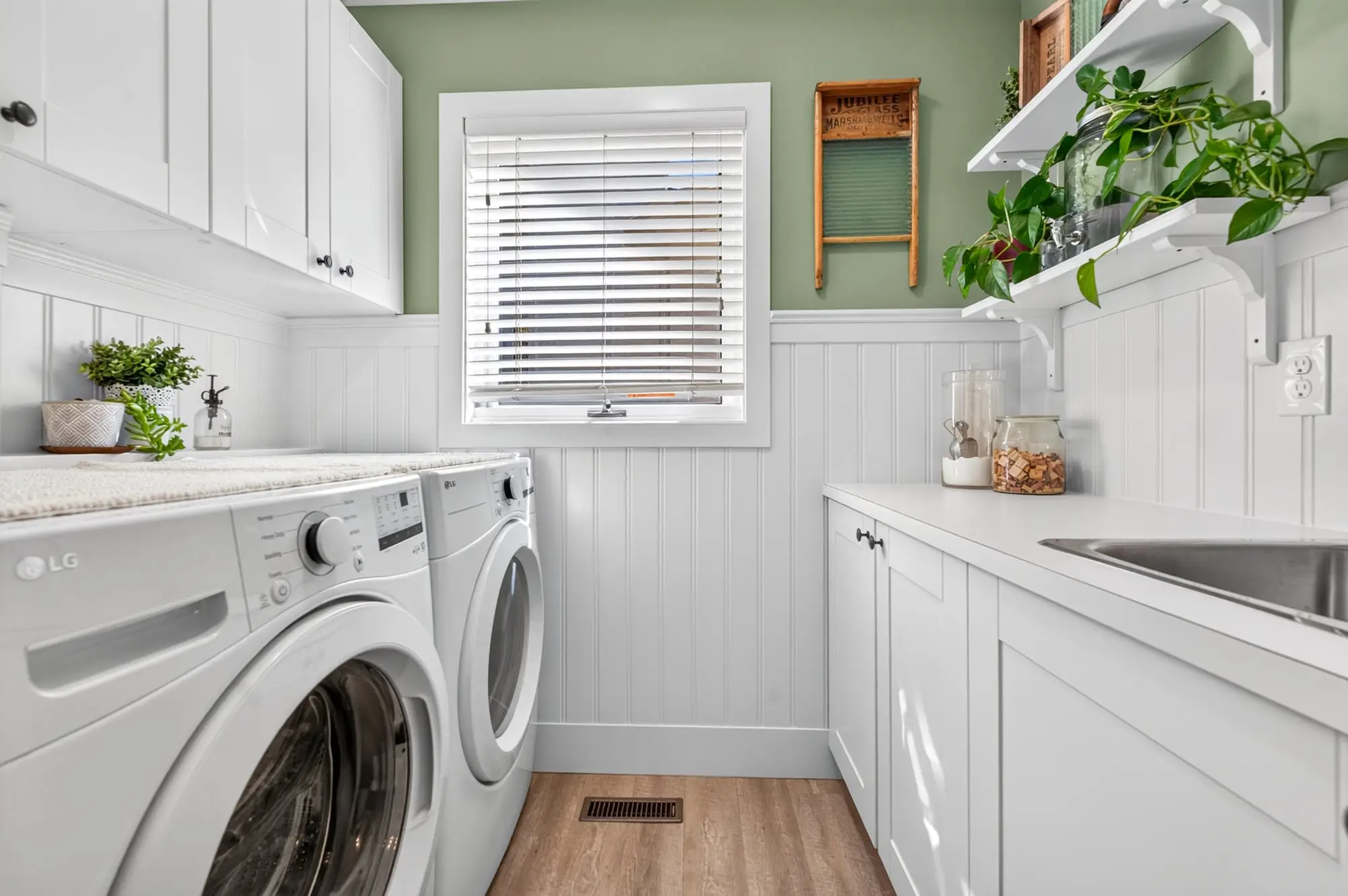 Main-floor laundry