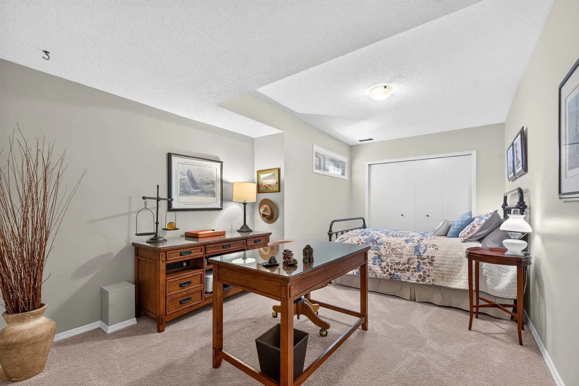 Lower-level bedroom