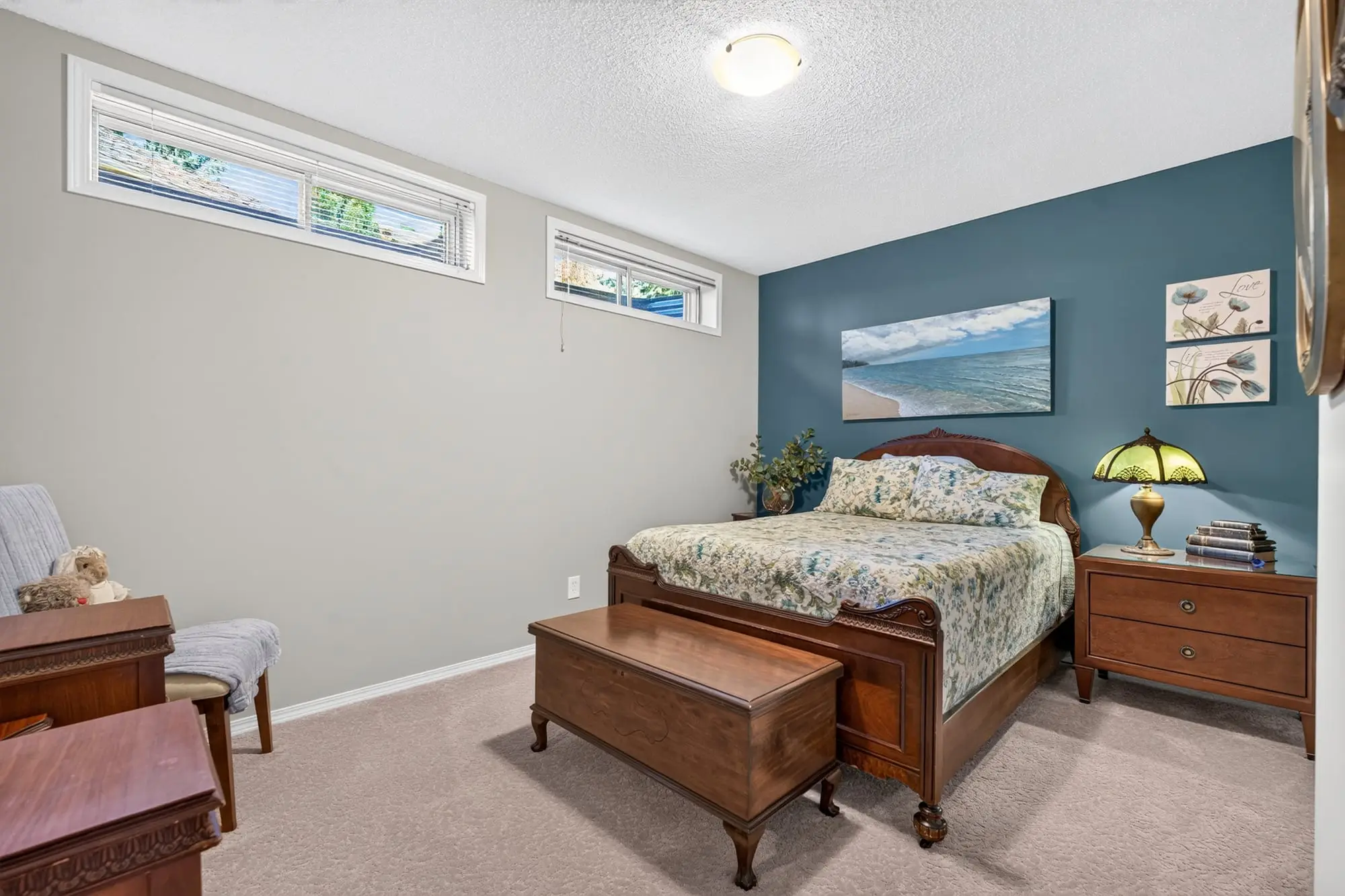 Lower-level bedroom