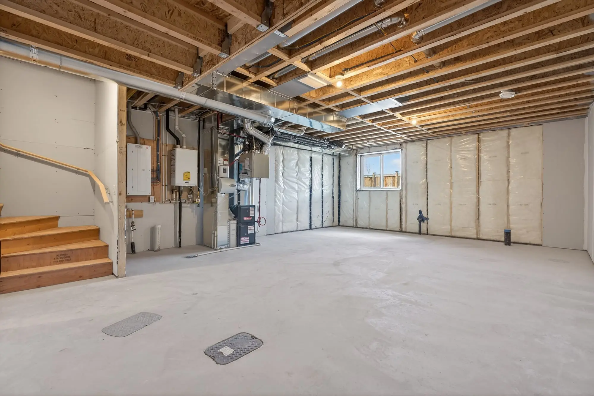 Unfinished basement