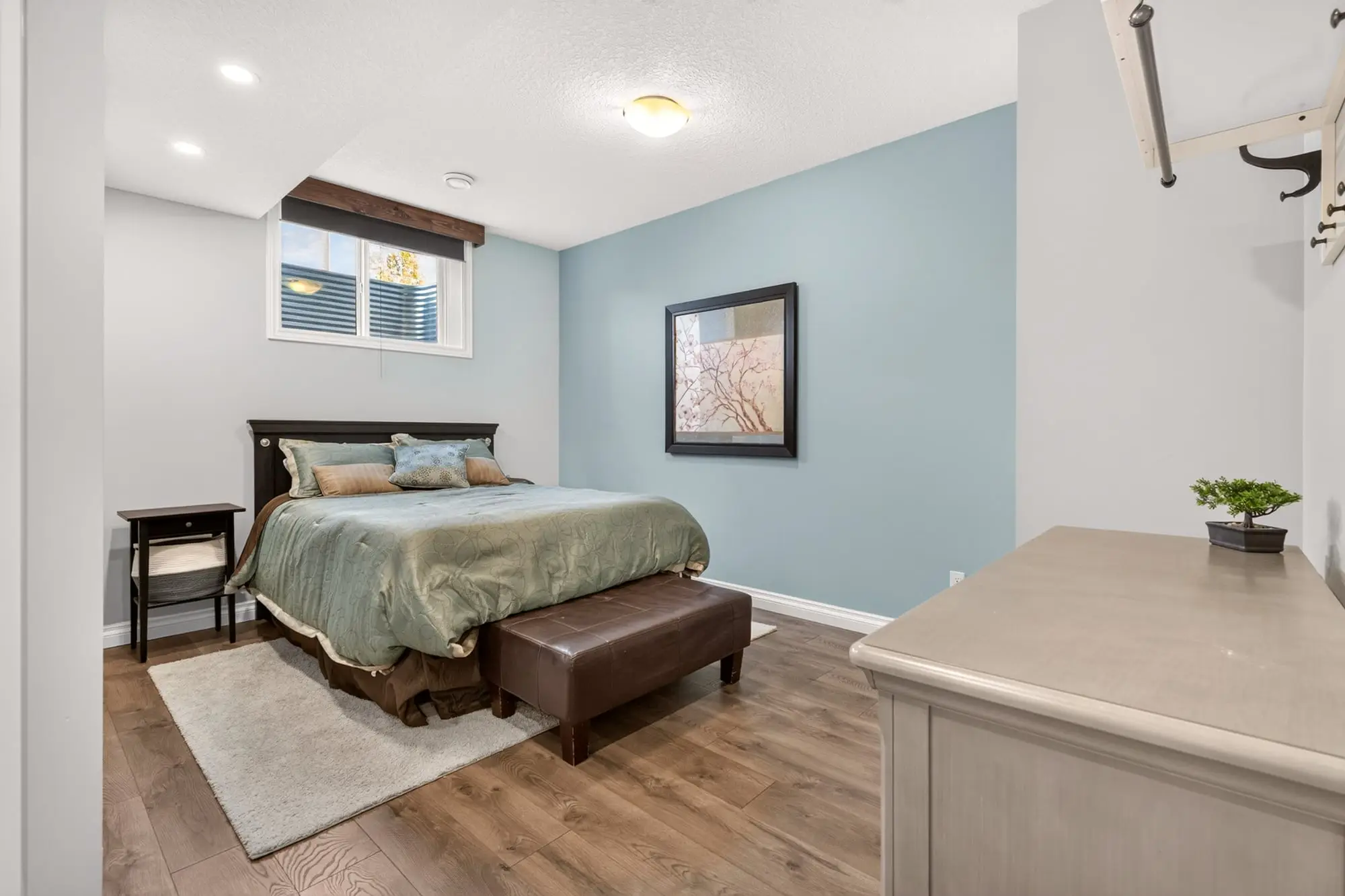 Lower-level bedroom
