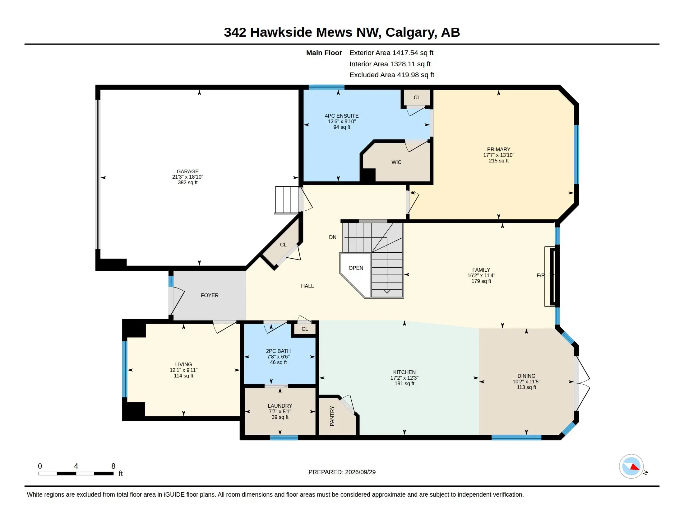 Main floor floor plan