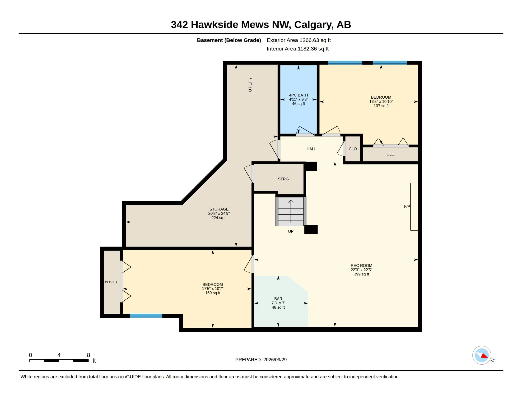 Basement floor plan