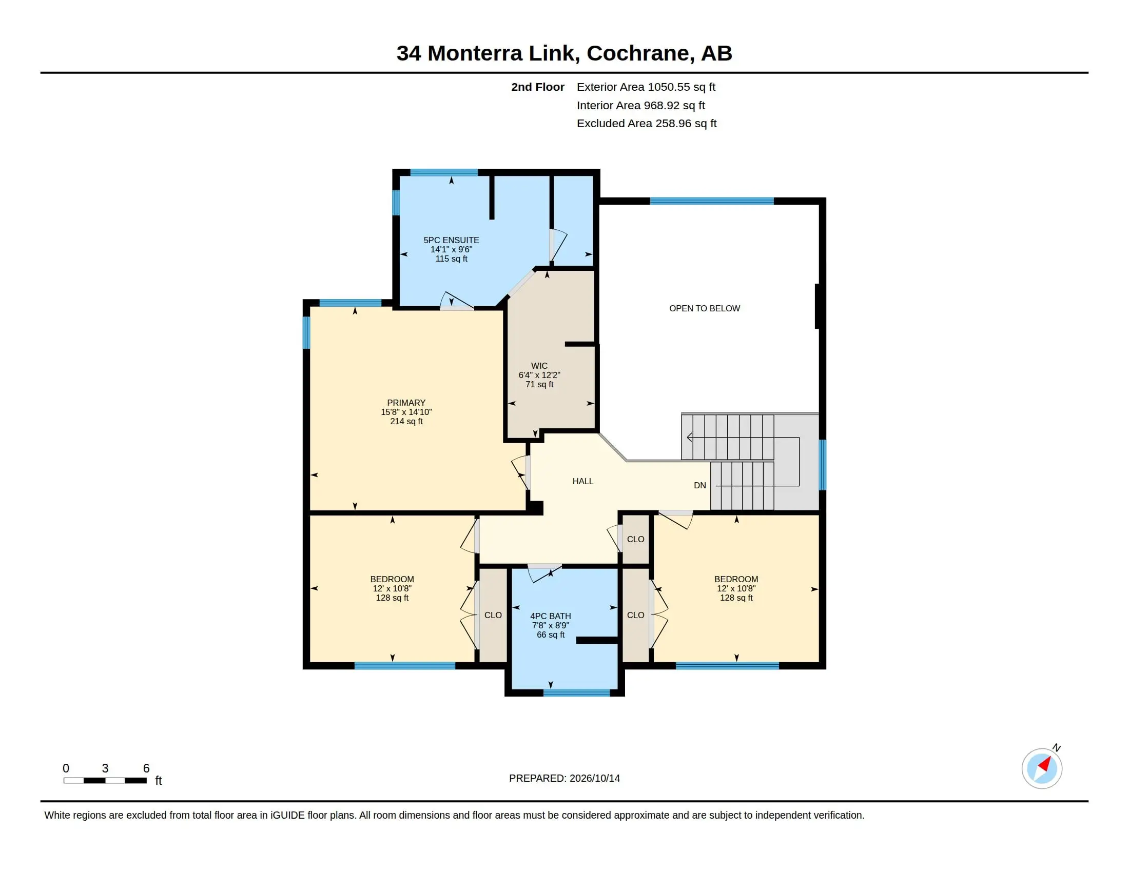 Second floor floor plan