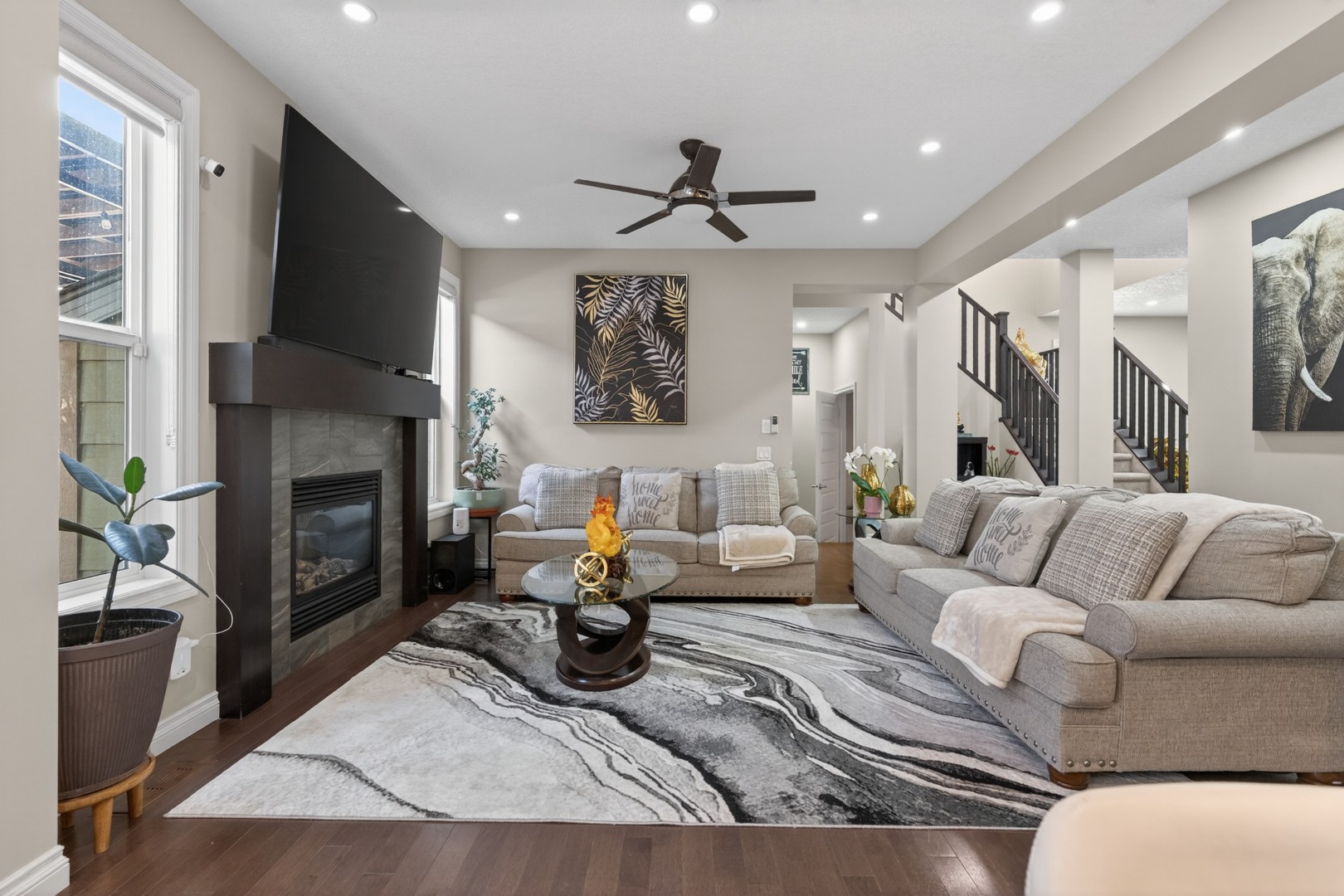 Interior photograph of a Calgary listing